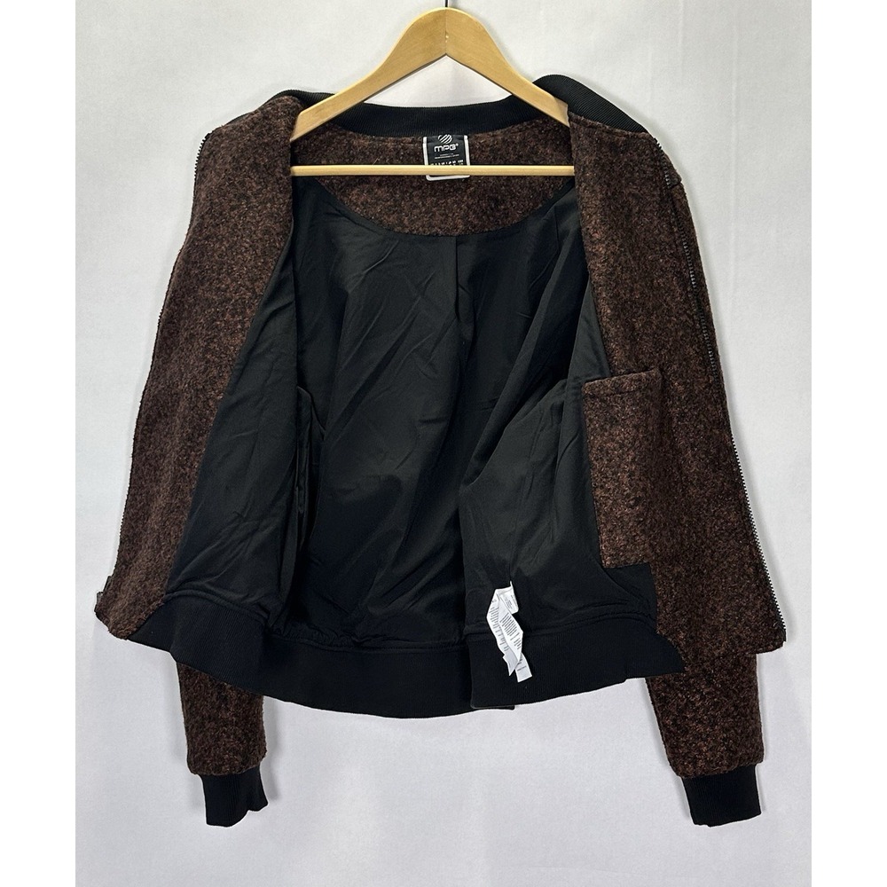 MPG Mondetta Performance Women's Jacket Small Bomber Heather Orange Sport Large - Picture 2 of 8